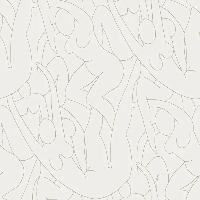 PSW1258RL | Head over Heels Beige Metallic Peel & Stick Wallpaper