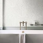 York Wallcoverings Head over Heels Beige Metallic Peel & Stick Wallpaper - SKU PSW1258RL