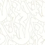 York Wallcoverings Head over Heels Gold Metallic Peel & Stick Wallpaper - SKU PSW1257RL