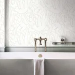 York Wallcoverings Head over Heels Gold Metallic Peel & Stick Wallpaper - SKU PSW1257RL
