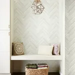 York Wallcoverings Hermosa Herringbone Beige Peel & Stick Wallpaper - SKU PSW1287RL