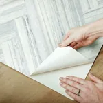 York Wallcoverings Hermosa Herringbone Blue Peel & Stick Wallpaper - SKU PSW1289RL