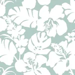 York Wallcoverings Hibiscus Arboretum Light Grey Wallpaper - SKU CV4439