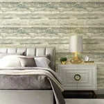 York Wallcoverings High Tide Taupe & Blue Peel & Stick Wallpaper - SKU PSW1105RL