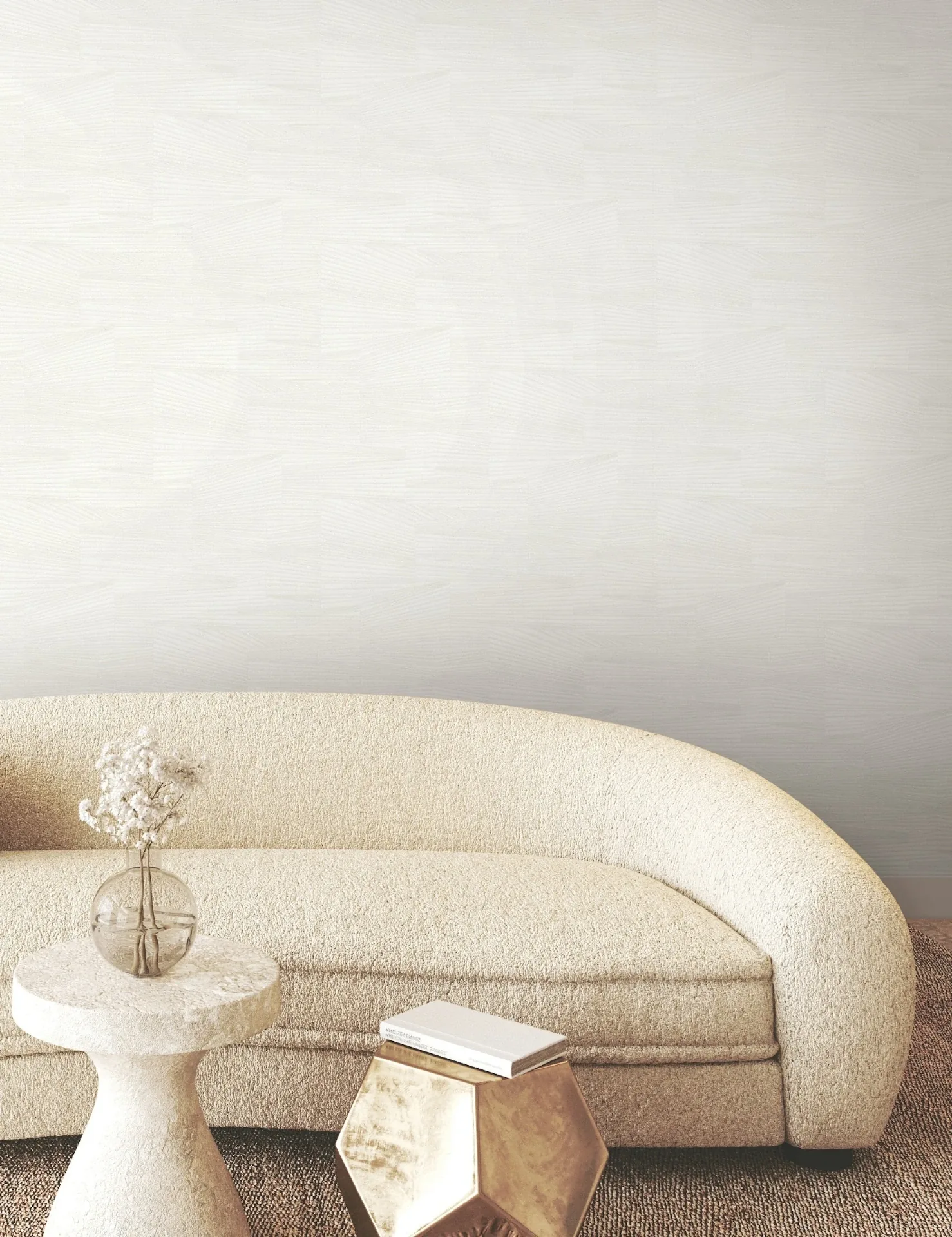 York Wallcoverings Higher Ground Geo Alabaster Wallpaper - SKU FM1033