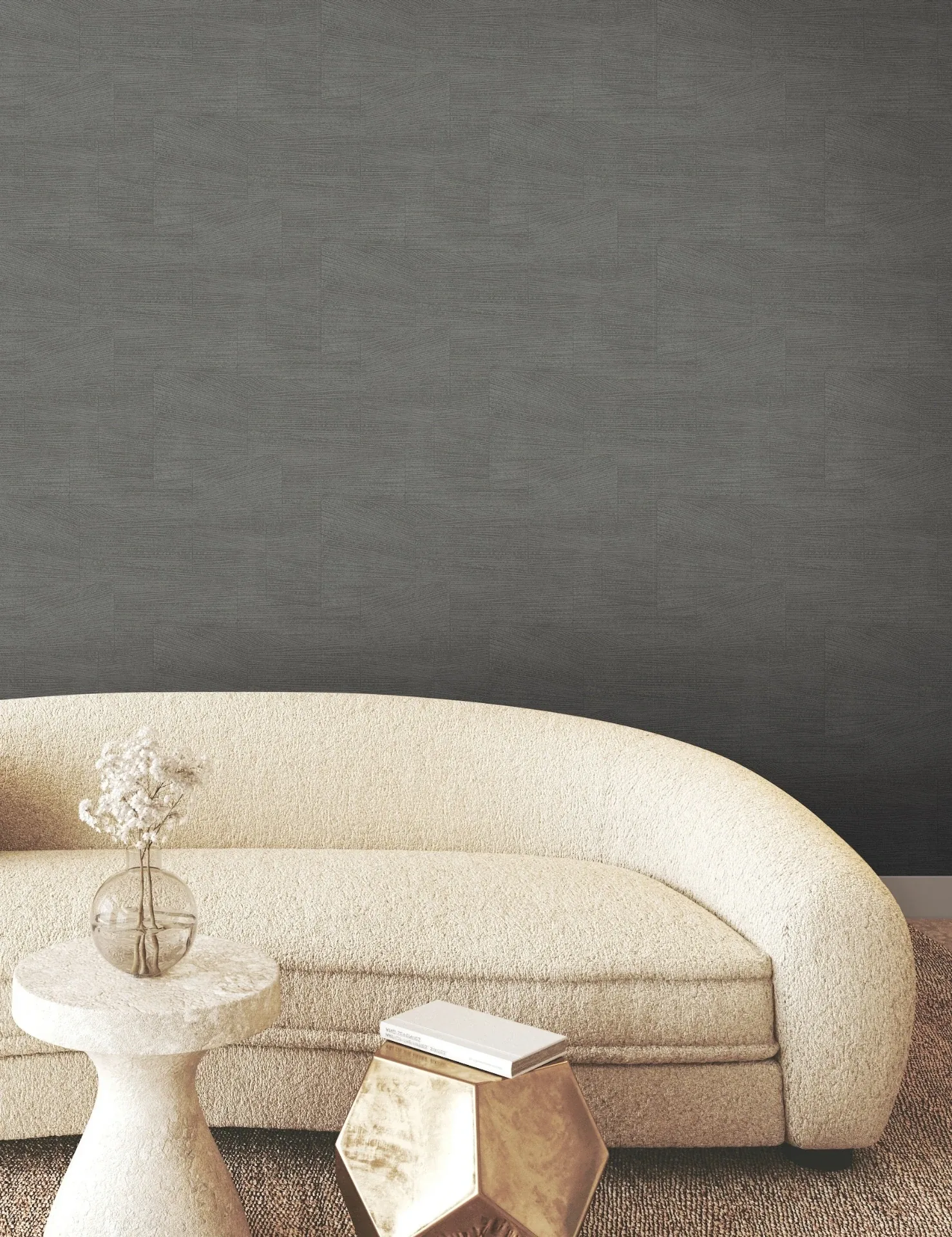 York Wallcoverings Higher Ground Geo Onyx Wallpaper - SKU FM1032