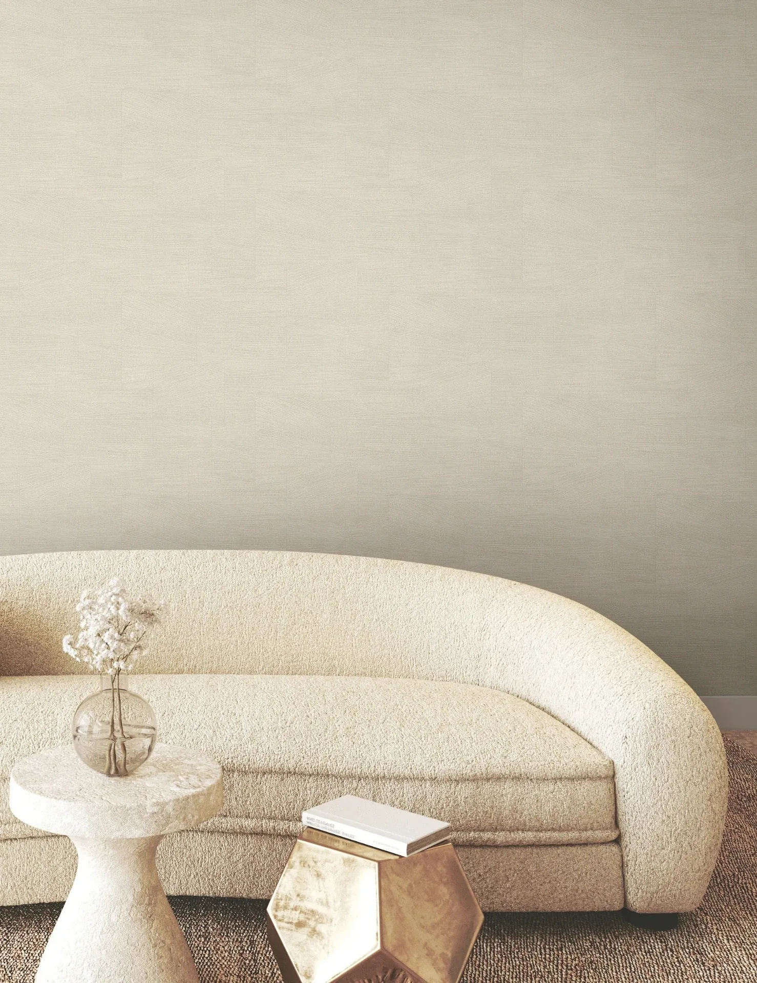 York Wallcoverings Higher Ground Geo Straw Wallpaper - SKU FM1034