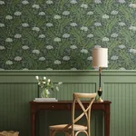 York Wallcoverings Highgrove Black Wallpaper - SKU RF7504