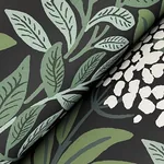 York Wallcoverings Highgrove Black Wallpaper - SKU RF7504
