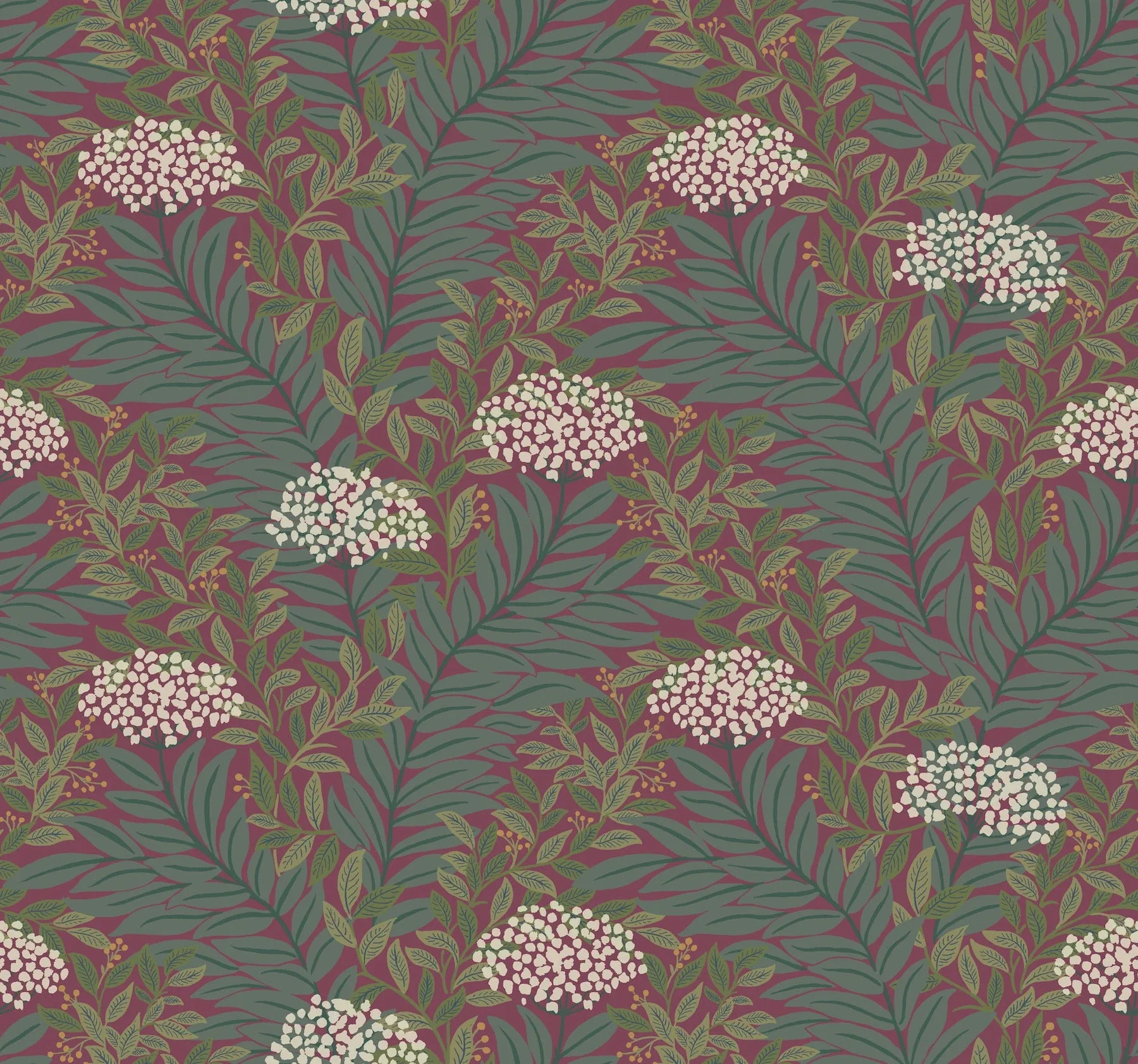RF7506 | Highgrove Burgundy Wallpaper