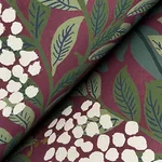 York Wallcoverings Highgrove Burgundy Wallpaper - SKU RF7506