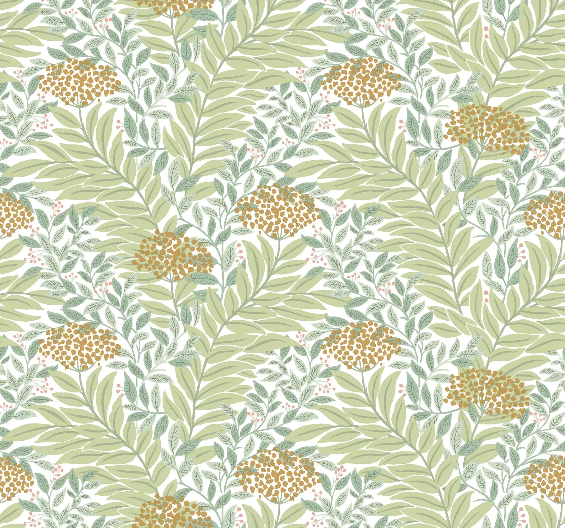 York Wallcoverings Highgrove White Wallpaper - SKU RF7501