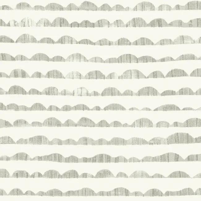 York Wallcoverings Hill & Horizon Grey Wallpaper - SKU MK1140