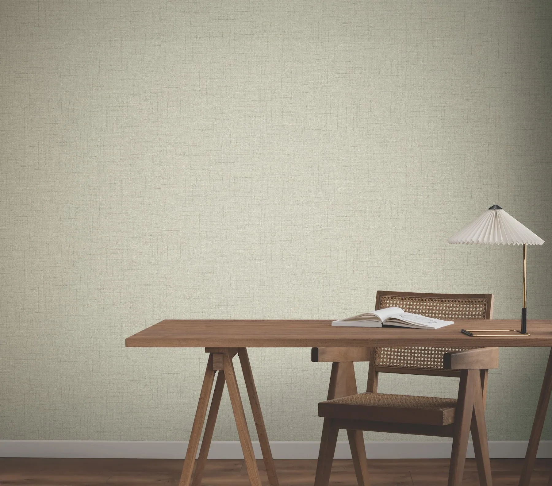York Wallcoverings Hillswick Tweed Fog Wallpaper - SKU GN2671