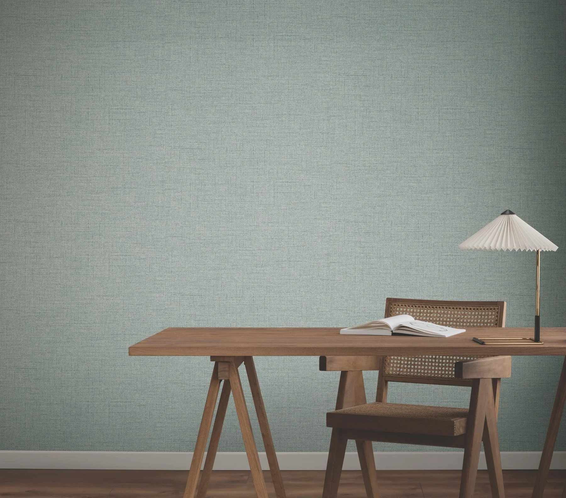 York Wallcoverings Hillswick Tweed Indigo Wallpaper - SKU GN2673