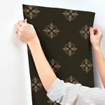 York Wallcoverings Honey Bee Gold & Black Wallpaper - SKU ON1642