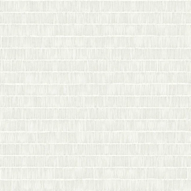 York Wallcoverings Horizontal Hash Marks White & Cream Wallpaper - SKU BW3812