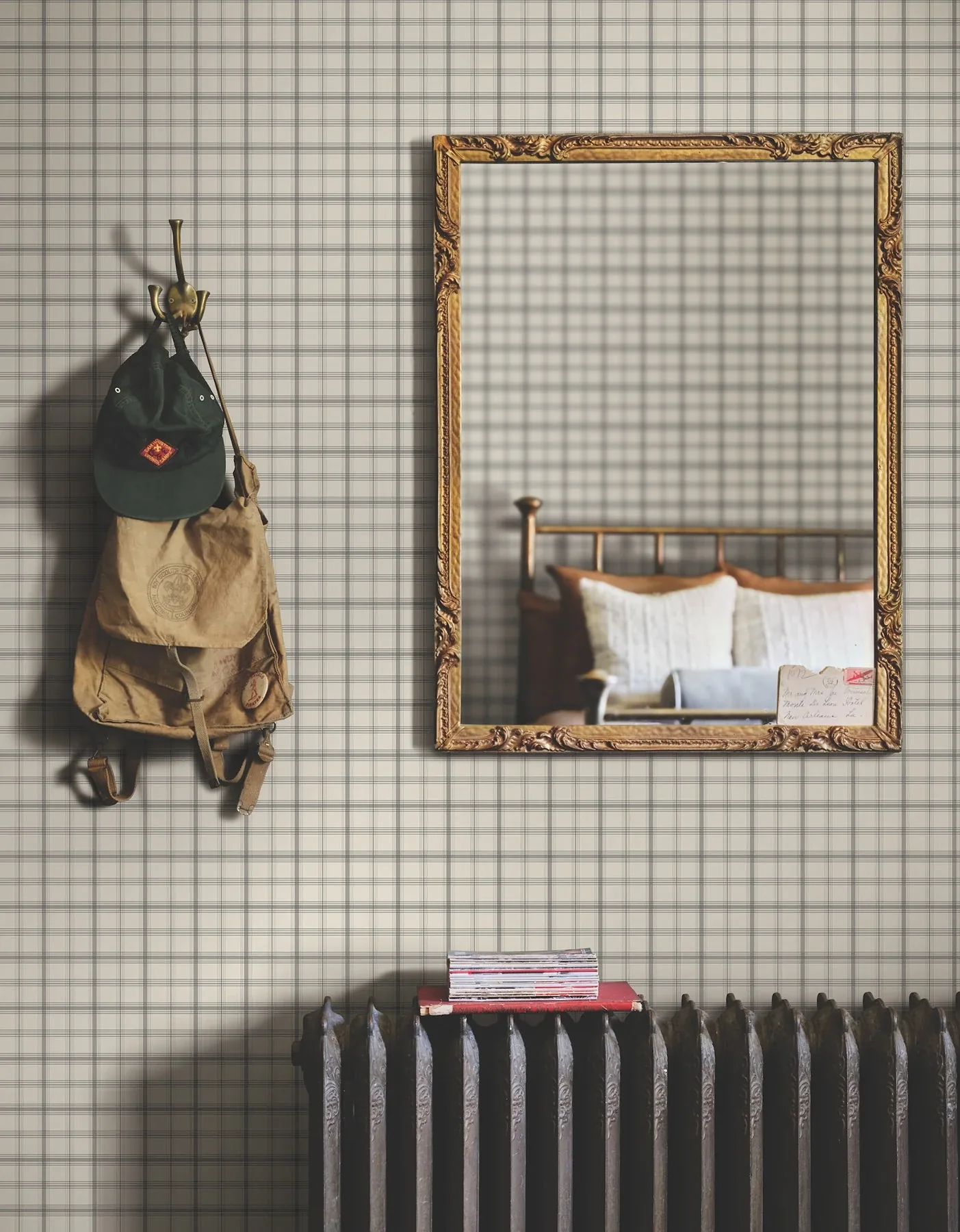 York Wallcoverings Hunter Charcoal Wallpaper - SKU MF4792