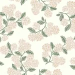 York Wallcoverings Hydrangea Beige & Pink Wallpaper - SKU RP7393