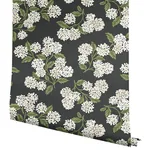 York Wallcoverings Hydrangea Black & White Peel & Stick Wallpaper - SKU PSW1618RL
