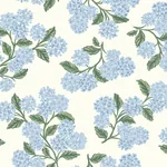 York Wallcoverings Hydrangea Blue & White Peel & Stick Wallpaper - SKU PSW1617RL