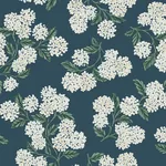 York Wallcoverings Hydrangea Blue Wallpaper - SKU RP7395
