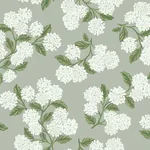 York Wallcoverings Hydrangea Grey Wallpaper - SKU RI5144