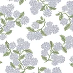 York Wallcoverings Hydrangea Lilac & White Peel & Stick Wallpaper - SKU PSW1621RL