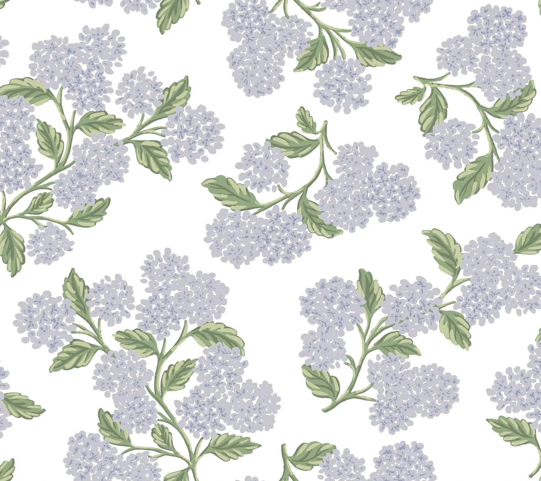 PSW1621RL | Hydrangea Lilac & White Peel & Stick Wallpaper