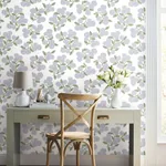 York Wallcoverings Hydrangea Lilac & White Peel & Stick Wallpaper - SKU PSW1621RL