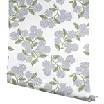 York Wallcoverings Hydrangea Lilac & White Peel & Stick Wallpaper - SKU PSW1621RL