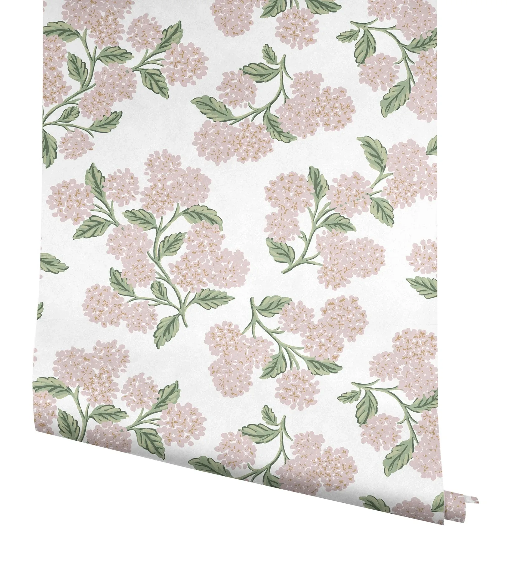 York Wallcoverings Hydrangea Pink & White Peel & Stick Wallpaper - SKU PSW1620RL