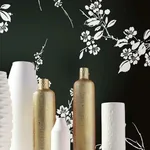 York Wallcoverings Imperial Blossoms Branch Black & White Wallpaper - SKU SS2589
