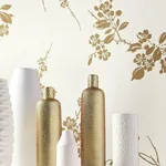 York Wallcoverings Imperial Blossoms Branch Gold Metallic Wallpaper - SKU SS2590