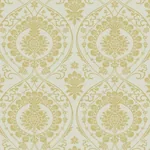 York Wallcoverings Imperial Damask Off White & Gold Wallpaper - SKU DM4903