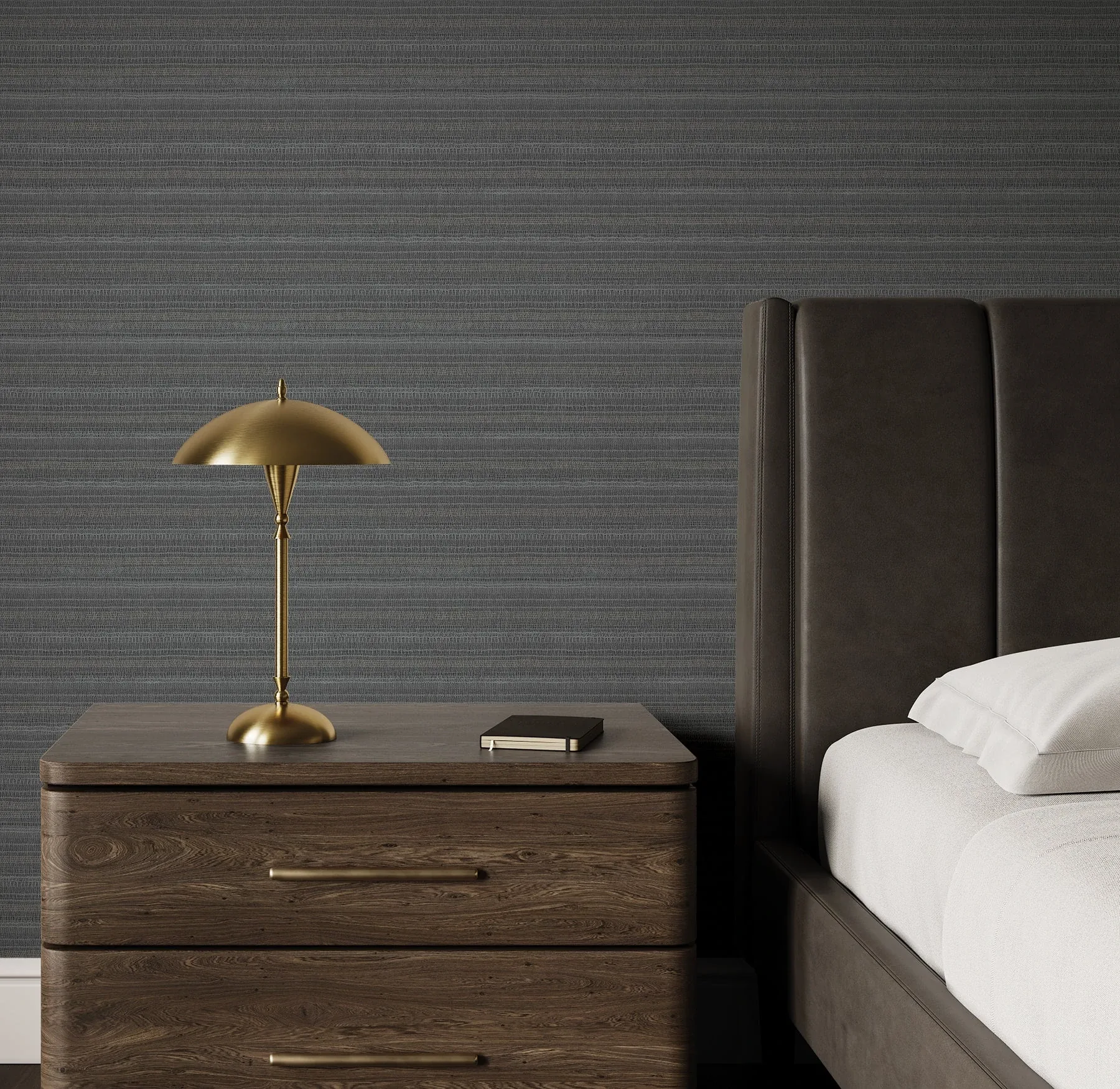 York Wallcoverings In The Details Charcoal Wallpaper - SKU MJ4875N