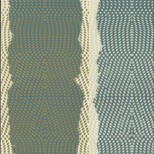 York Wallcoverings Indigenous Teal Wallpaper - SKU CE3961