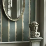 York Wallcoverings Indigenous Teal Wallpaper - SKU CE3961
