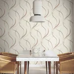 York Wallcoverings Ink Flow Baked Clay Wallpaper - SKU FM1091