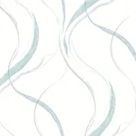 York Wallcoverings Ink Flow Seaglass Wallpaper - SKU FM1094