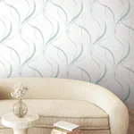 York Wallcoverings Ink Flow Seaglass Wallpaper - SKU FM1094