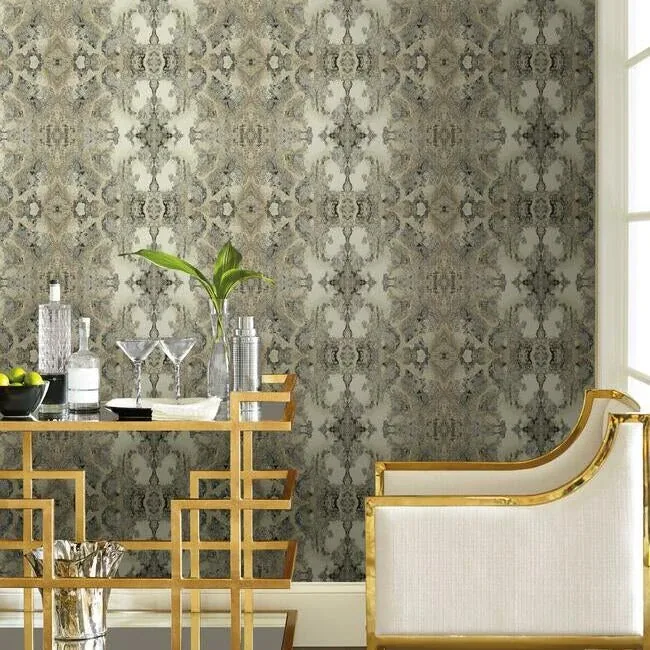 York Wallcoverings Inner Beauty Ivory Peel & Stick Wallpaper - SKU PSW1107RL