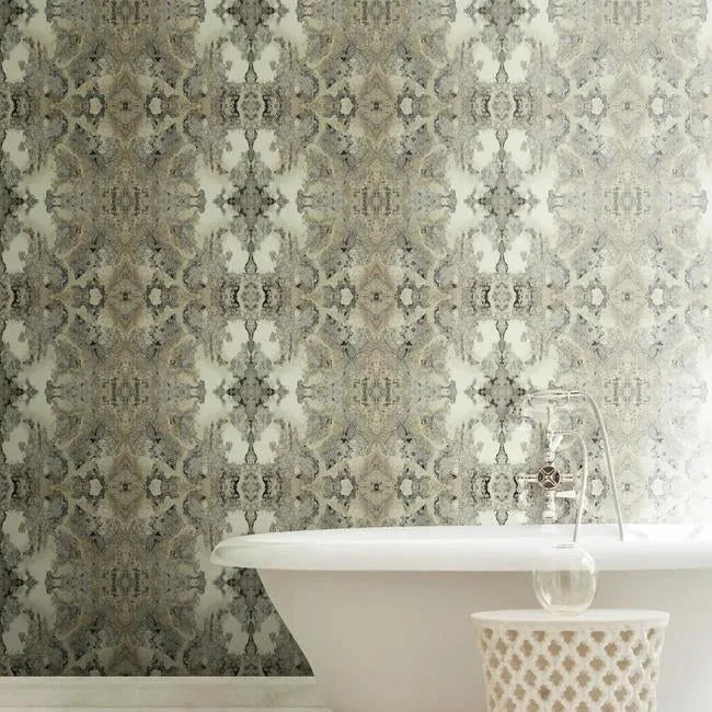 York Wallcoverings Inner Beauty Off White Wallpaper - SKU DN3717