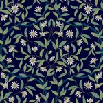York Wallcoverings Jasmine Blue Metallic Wallpaper - SKU GO8251