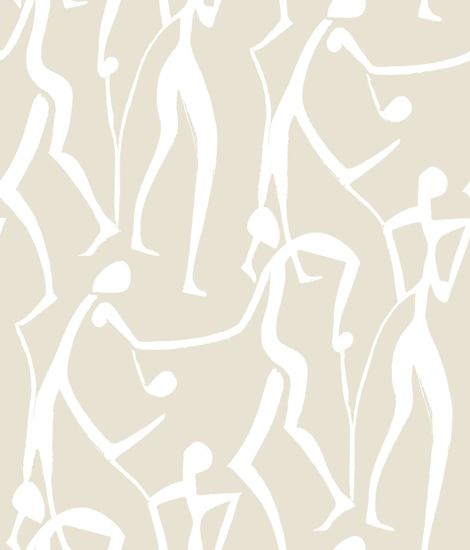 ZM2834 | Joyful Dancers Nude Wallpaper