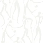 York Wallcoverings Joyful Dancers Pearl Wallpaper - SKU ZM2833