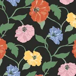 York Wallcoverings Jungle Garden Nightfall Peel & Stick Wallpaper - SKU PSW1399RL