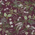 York Wallcoverings Juniper Forest Burgundy Wallpaper - SKU RI5164