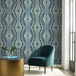 York Wallcoverings Kaleidoscope Blue Wallpaper - SKU BH8398