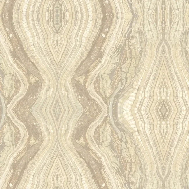 BH8399 | Kaleidoscope Light Grey & Beige Wallpaper